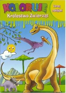 Okładka książki Koloruję Królestwo Zwierząt - Dinozaur