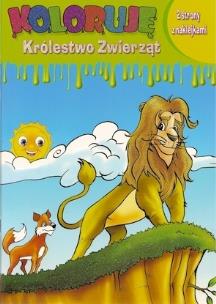 Okładka książki Koloruję Królestwo Zwierząt - Lew