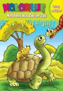 Okładka książki Koloruję Królestwo Zwierząt - Żółw