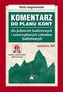 Okładka książki Komentarz do planu kont