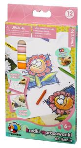 Okładka książki Kredki - wprasowanki do tkanin  12 szt.