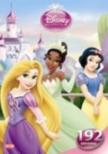 Okładka książki Książka do kolorowania 192 str. Księżniczki