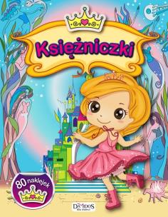 Okładka książki Księżniczki - naklejki