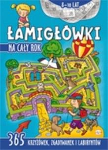 Okładka książki Łamigłówki na cały rok. 365 krzyżówek, zgadywanek