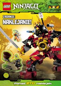 Okładka książki LEGO &reg; Ninjago. Zadanie: naklejanie!