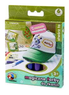 Okładka książki Magiczne farby do tkanin 6 szt.