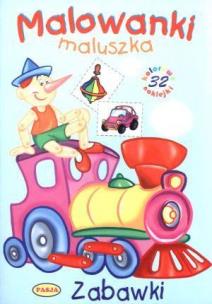 Okładka książki Malowanki maluszka. Zabawki