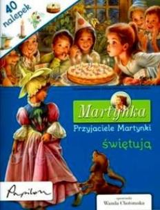 Okładka książki Martynka Przyjaciele Martynki świętują