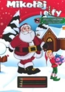 Okładka książki Mikołaj i elfy