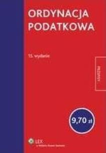 Okładka książki Ordynacja podatkowa