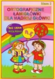 Okładka książki Ortograficzne łamigłówki dla mądrej główki 2