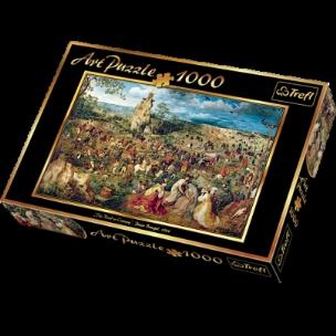 Okładka książki Puzzle 1000 Art Droga na Kalwarię TREFL