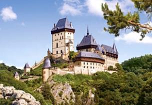 Okładka książki Puzzle 1000 Zamek Karlstein w Czechach CASTOR