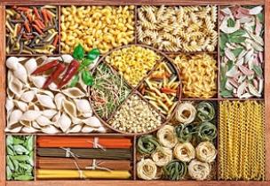 Okładka książki Puzzle 1500 Makarony CASTOR