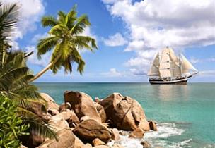 Okładka książki Puzzle 1500 Skalne wybrzeże CASTOR