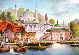 Okładka książki Puzzle 3000 Dzielnica Stambułu w Turcji CASTOR