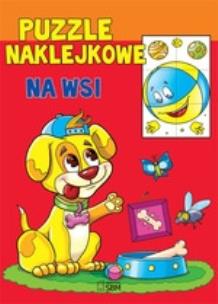 Okładka książki Puzzle naklejkowe. Na wsi SBM
