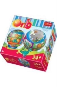 Okładka książki Puzzle Orb 24 - Dinozaury TREFL