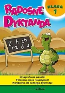 Okładka książki Radosne dyktanda - klasa 1 GREG
