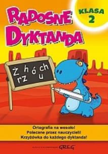 Okładka książki Radosne dyktanda - klasa 2 GREG