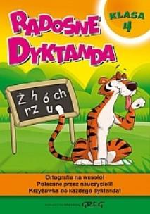 Okładka książki Radosne dyktanda - klasa 4 GREG