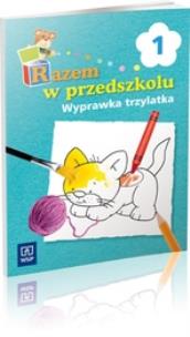 Okładka książki Razem w przedszkolu 3-latka wyprawka 1 WSIP