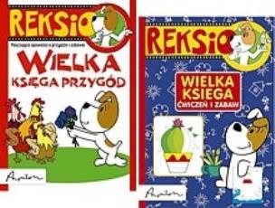 Okładka książki Reksio wielka księga przygód + Reksio ćwiczenia