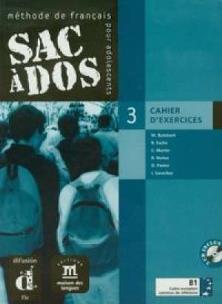 Okładka książki Sac à dos 3 Ćwiczenia + 2 CD B1