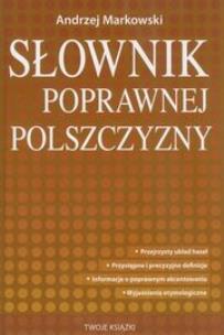 Okładka książki Słownik poprawnej polszczyzny