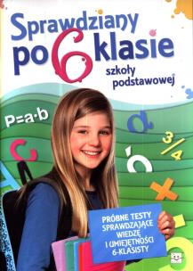 Okładka książki Sprawdziany po 6 klasie szkoły podstawowej