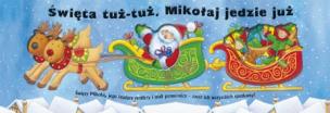 Okładka książki Święta tuż-tuż Mikołaj jedzie już