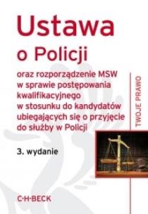 Okładka książki Ustawa o policji wyd.3
