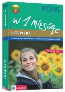 Okładka książki W 1 miesiąc - Litewski  PONS