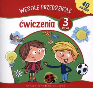 Okładka książki Wesołe przedszkole. Ćwiczenia 3-latka