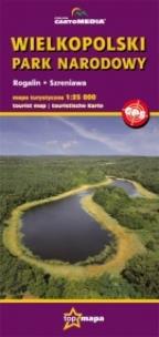 Okładka książki Wielkopolski Park Narodowy mapa turystyczna 1: 25 000