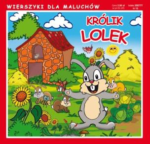 Okładka książki Wierszyki Królik Lolek