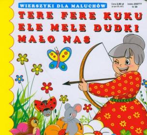 Okładka książki Wierszyki Tere fere kuku Ele mele dudki