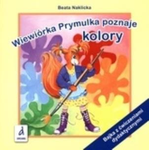 Okładka książki Wiewiórka Prymulka poznaje kolory