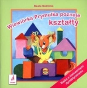 Okładka książki Wiewiórka Prymulka poznaje kształty
