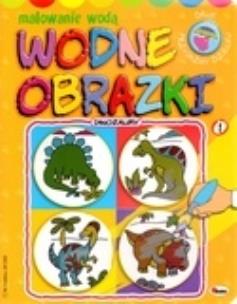 Okładka książki Wodne obrazki Dinozaury