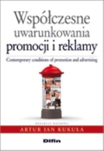 Okładka książki Współczesne uwarunkowania promocji i reklamy