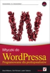 Okładka książki Wtyczki do WordPressa. Programowanie dla profesj.