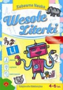 Okładka książki Zabawna nauka - Wesołe literki ALEX
