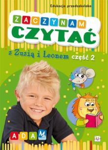 Okładka książki Zaczynam czytać z Zuzią i Leonem cz.2
