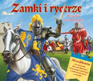 Okładka książki Zamki i rycerze Książka z szablonami
