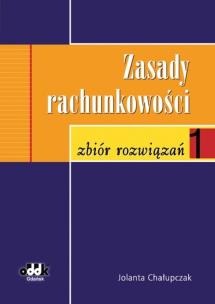 Okładka książki Zasady rachunkowości Zbiór rozwiązań