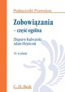 Okładka książki Zobowiązania część ogólna
