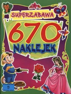 Okładka książki 670 naklejek. Superzabawa