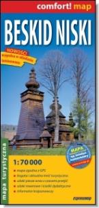 Okładka książki Beskid Niski 1:70 000 laminowany