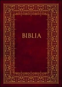 Okładka książki Biblia podróżna - bordowa